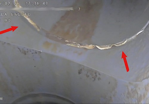 Selagens antigas em tubagens plásticas