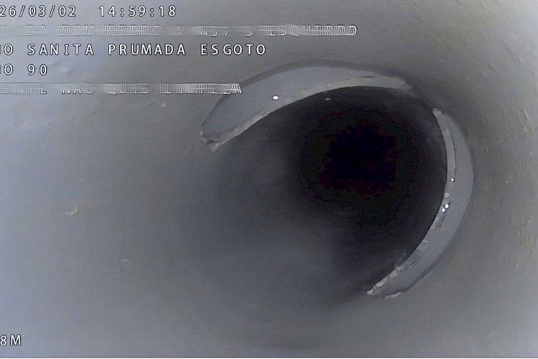 Reabilitação de prumadas de esgoto